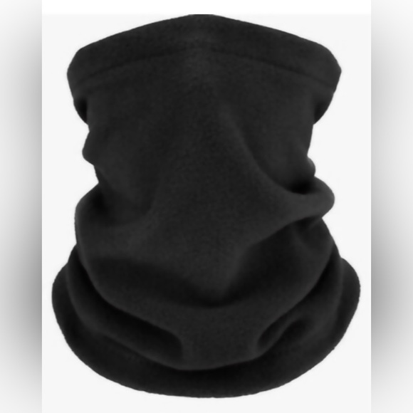 Winterlace NWT Men’s Neck Gaiter cover adult one size unisex soft black women's - Picture 1 of 6